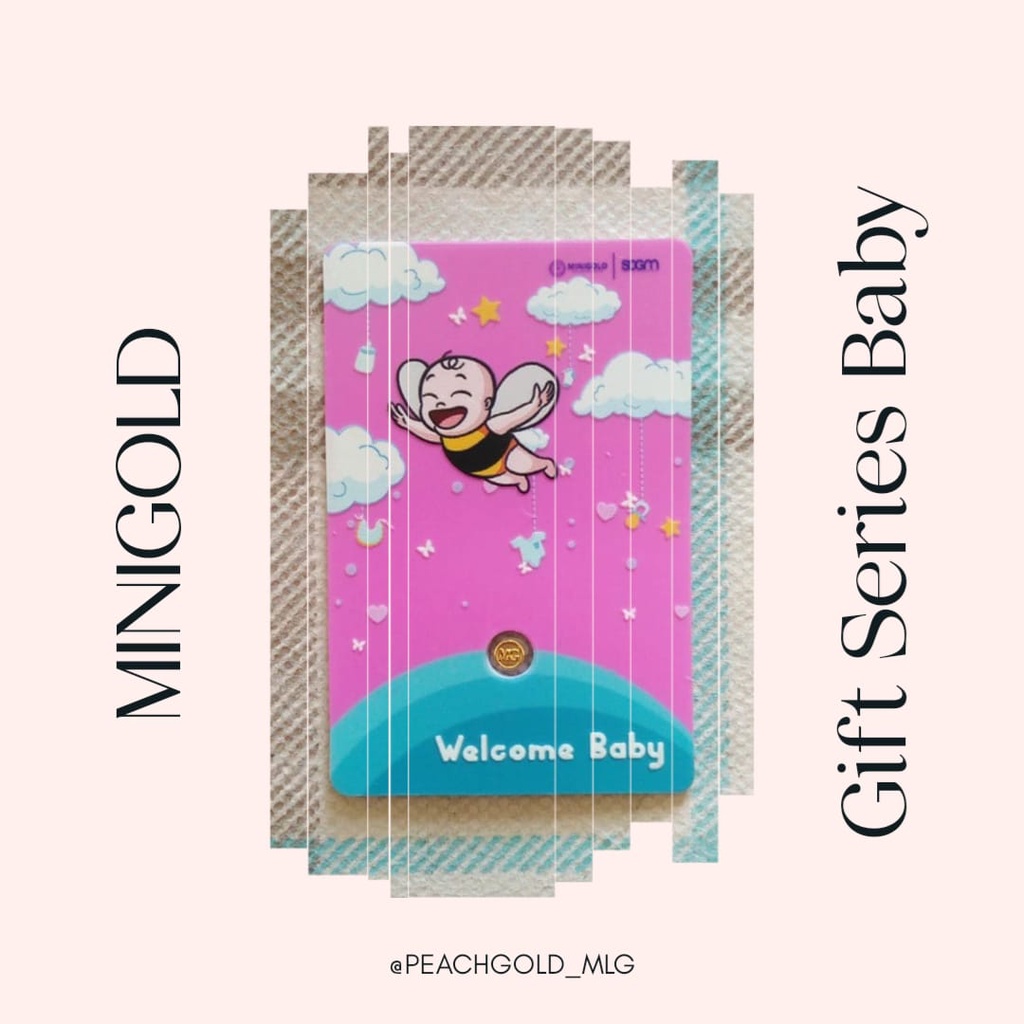 MINI GOLD 0.025 GRAM GIFT SERIES WELCOME BABY