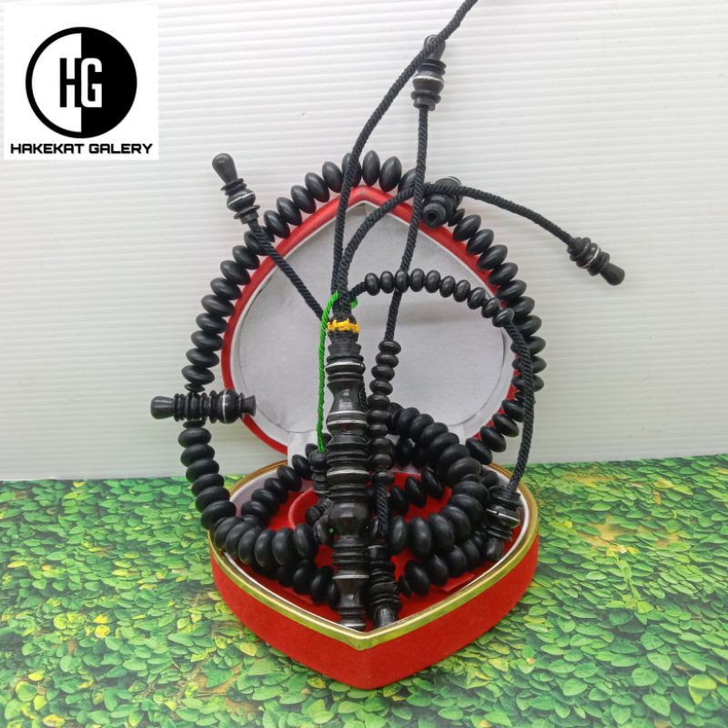 tasbih thoriqoh tarekat torekot tijani kayu kelor hitam tenggelam D1137
