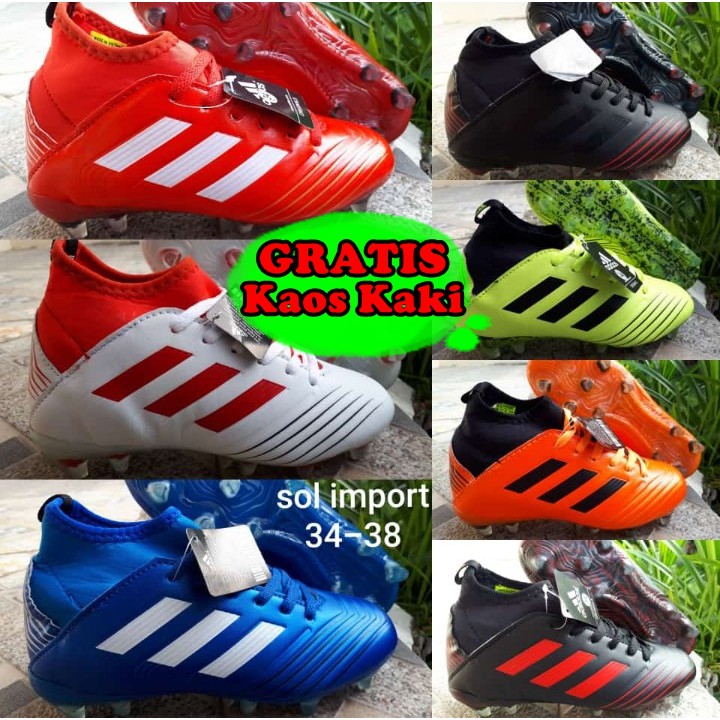 SEPATU BOLA ANAK KOMPONEN ORI ADIDAS PREDATOR BOOT SOL IMPORT
