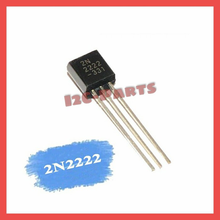 Transistor 2N2222 30V 0.6A NPN 2N2222A 600mA TO-92 2N 2222 2N 2222A