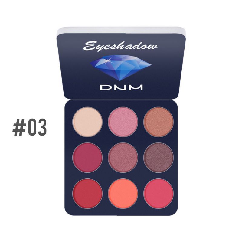 Medan Termurah beauty eyeshadow DNM 9 Colors Disc eyeshadow 9 warna