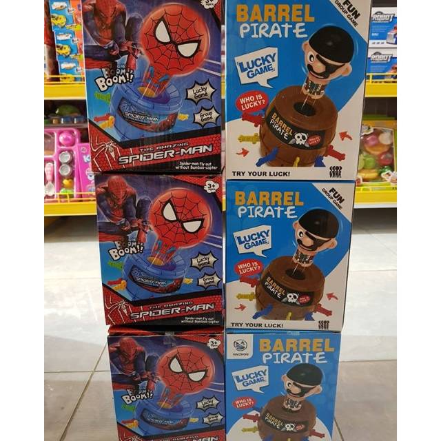 Barrel spiderman / pirate