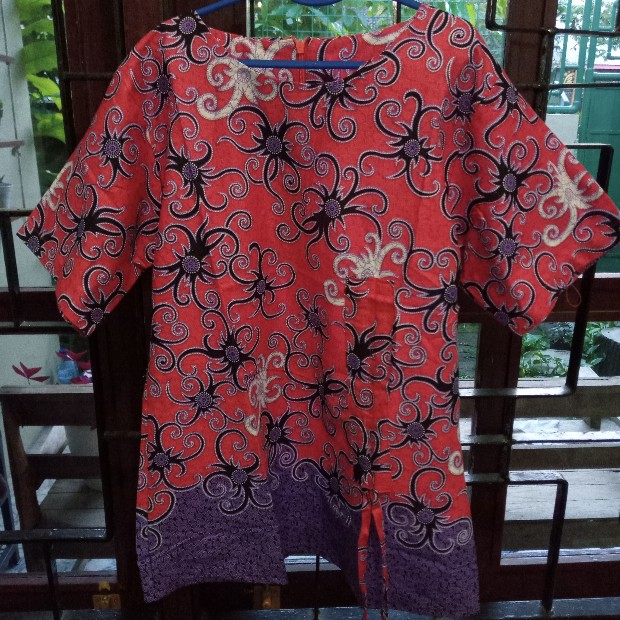 Blouse Batik / Atasan Batik Wanita Model Kekinian S-5l Size Lengkap