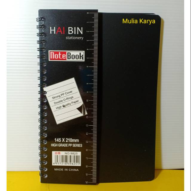 

Spiral notebook simple // notebook sprial simple A5 // 60 lembar / 120 halaman