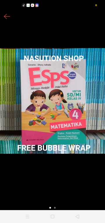 Buku Esps Matematika Kelas 4 Sd K13 Revisi Erlangga Shopee Indonesia