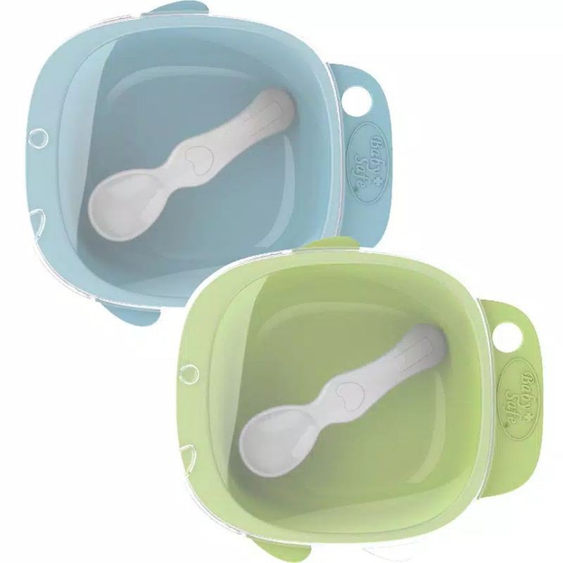 Baby Safe B356 Meal Bowl with Transparent Lid Mangkok Makan MPASI