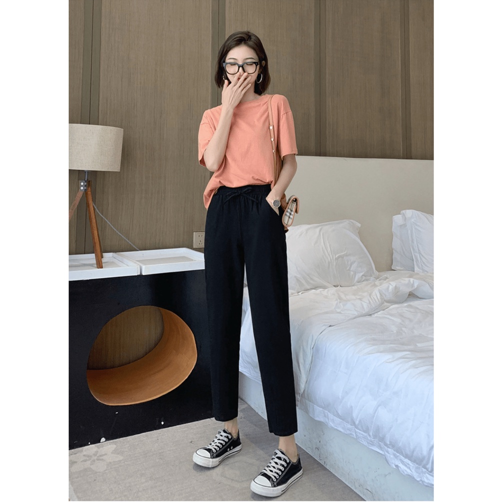 Dream Celana Panjang Wanita Import Women Trousers Highwaist Fashion Korea