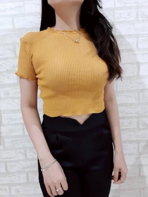 CROP KNIT KRIWIL REALPICT