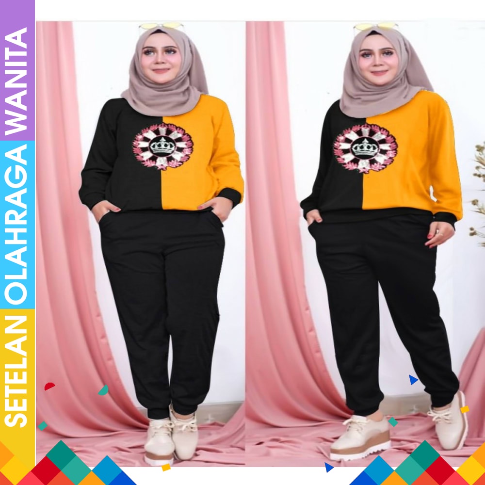 Baju senam AYU TING TING ORI YOVIS SPORT zumba baju senam muslimah BAJU SENAM WANITA AEROBIK ZUMBA