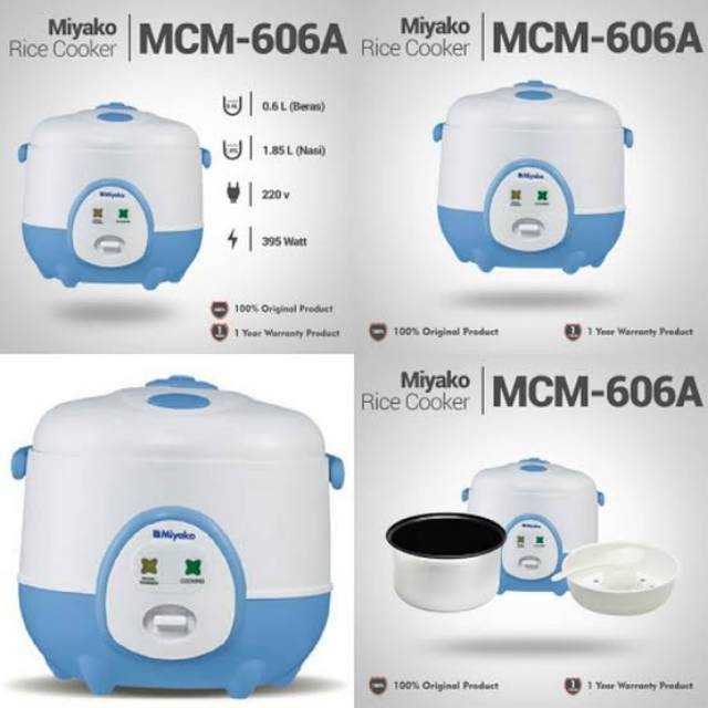 RICE COOKER MIYAKO MCM-606 A