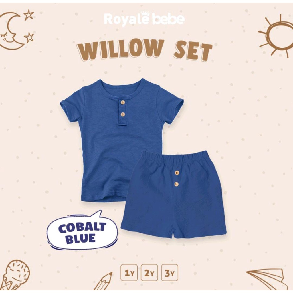 ROYALE BEBE WILLOW SET / SETELAN ANAK