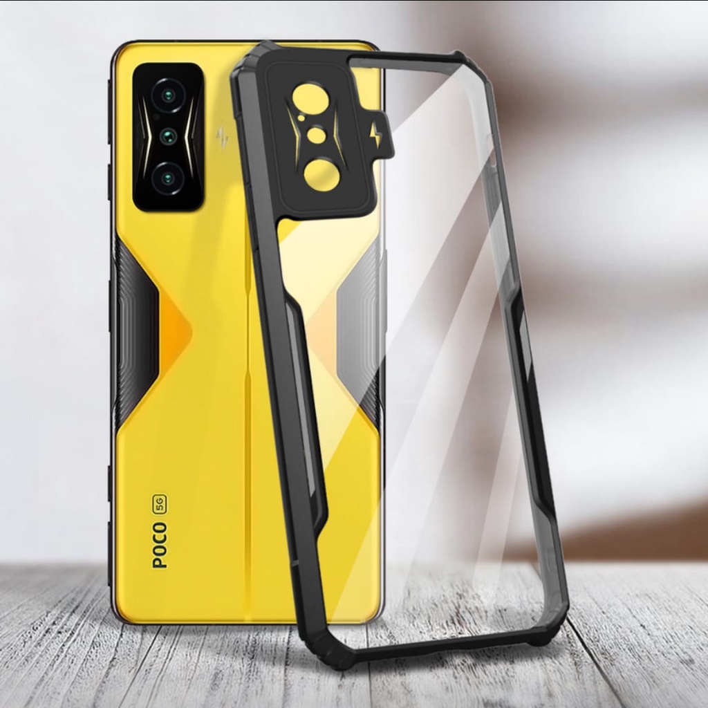 PROMO Case POCO F4 5G / POCO F4 GT Hard Case Fusion Armor Transparant Casing Handphone