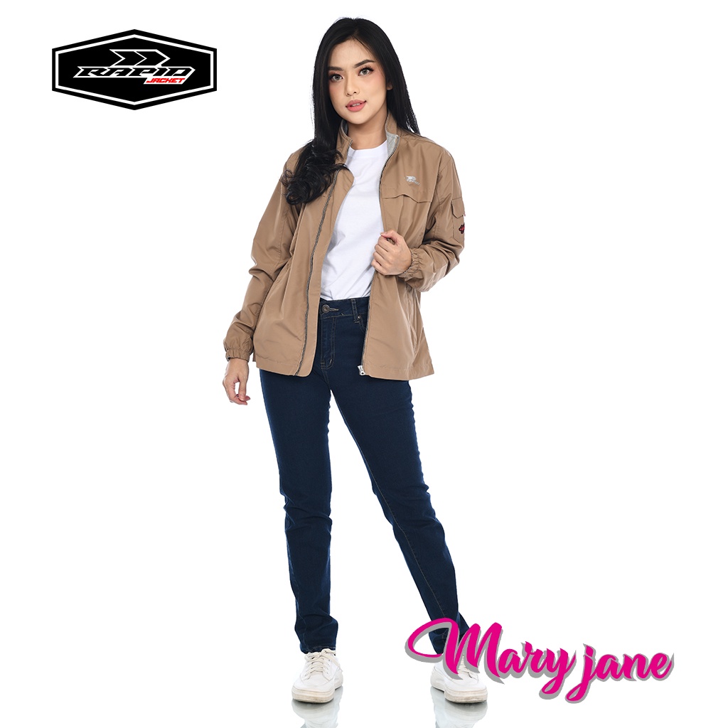 Jaket motor cewek harian keren  anti air jacket cewe RAPID MARYJANE