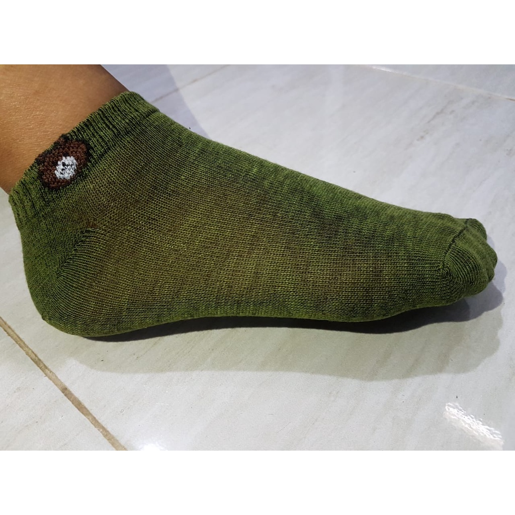 Kaos Kaki Wanita Motif Beruang-4