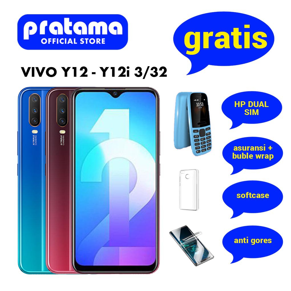 VIVO Y   12I Y12 3/32 GARANSI RESMI GROSIR TERMURAH | Shopee