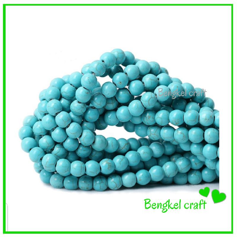 Jual batu PHIRUS turqouise bahan gelang batu alam