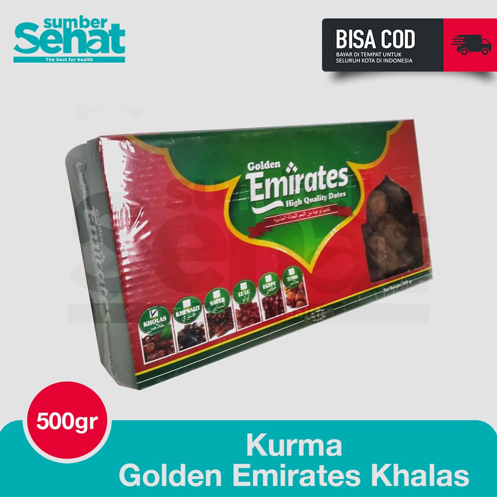 

Kurma Golden Emirates Khalas Kurma Original Premium 500gr Oleh oleh Haji Umrah Kurma sukari, kurma ajwa, kurma muda, kurma tunisia, kurma muda promil