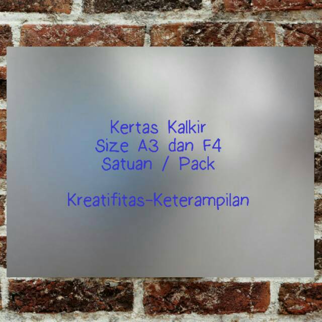 

Kertas Kalkir A3/Pack 100