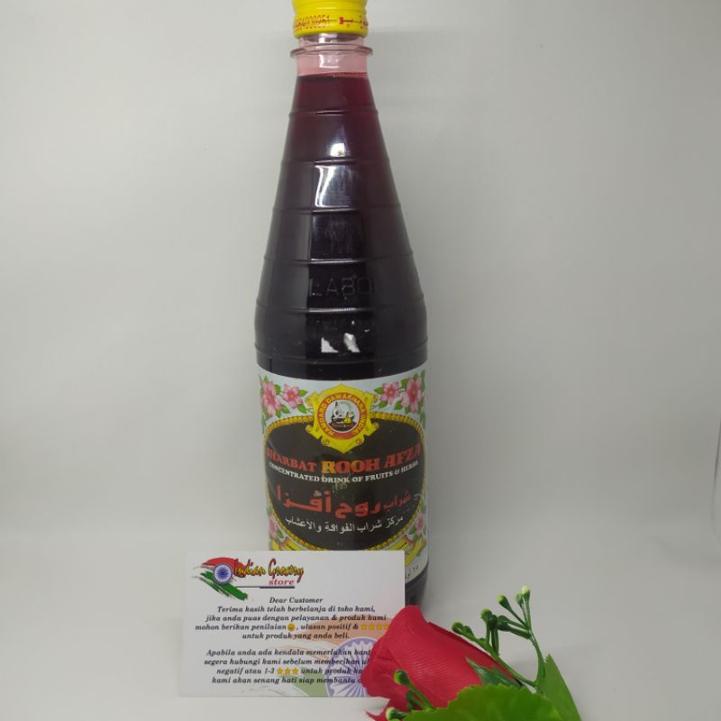 

Roohafzah Sharbat 750ml
