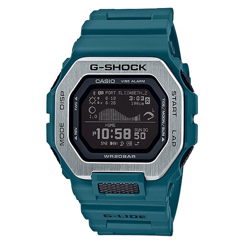 Casio G-Shock G-Lide GBX-100-2DR Jam Tangan Pria Black Digital Dial Tosca