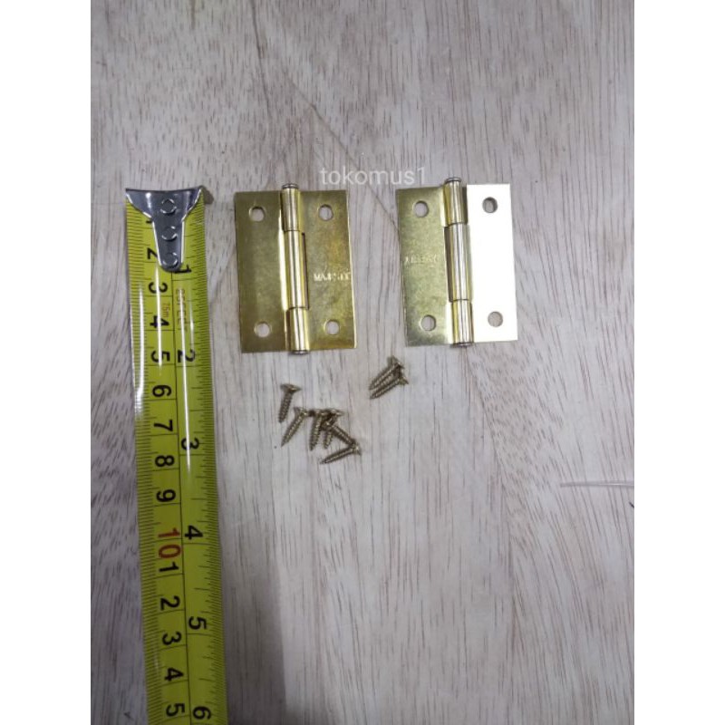 ENGSEL STAINLESS STEEL KECIL  2&quot; LEMARI JENDELA-MAJESTY PASANG