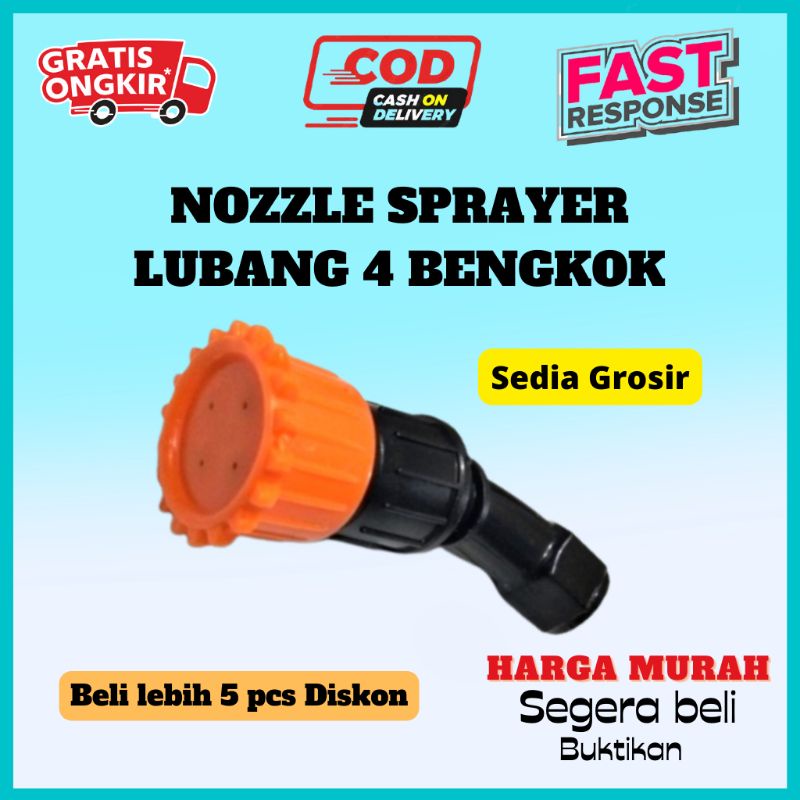 Nozzle sprayer spuyer plastik spuyer kabut spuyer semprotan hama spuyer spayer swan hama lubang 4 PL