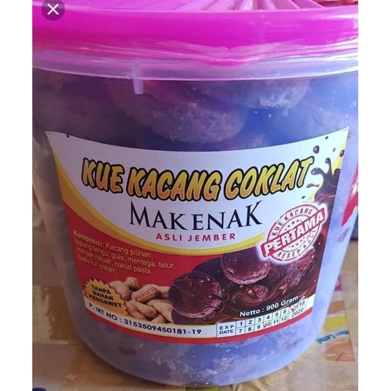 

Mak Enak Kue Kacang Coklat 900gr