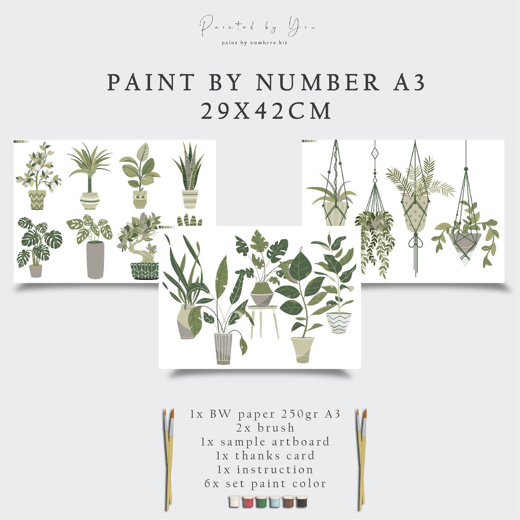 

Paint By Number Kit A3, GARDEN SERIES