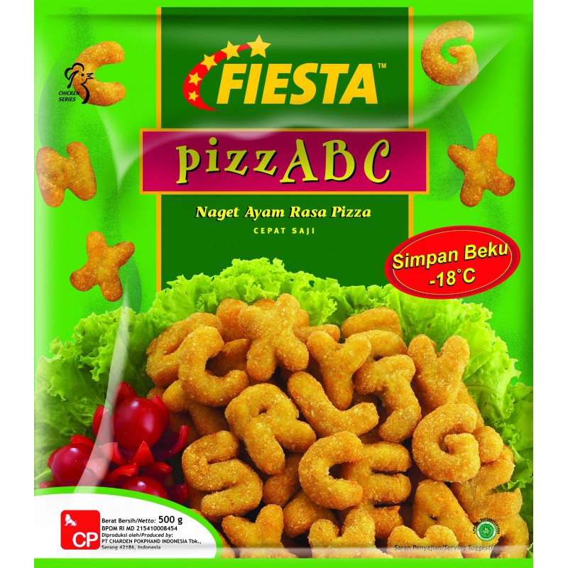 

Frozen Food Nugget Pizza ABC Fiesta 500gr | Naget Ayam