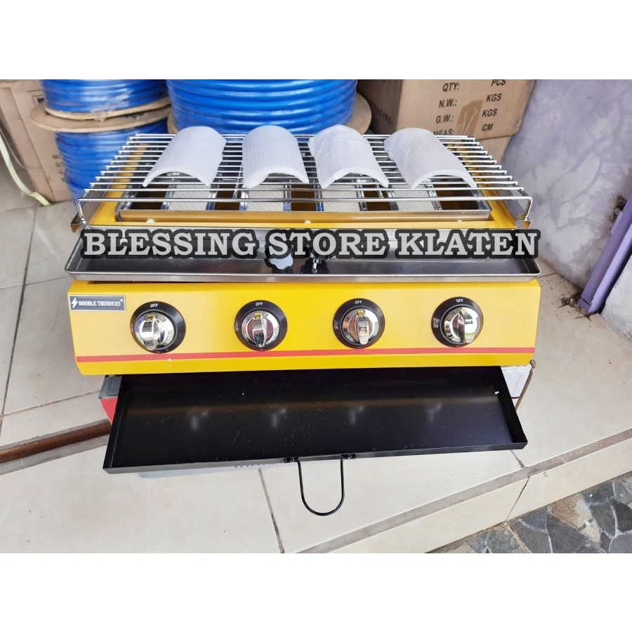 KOMPOR PANGGANGAN 4 TUNGKU / ROASTER BBQ 4 TUNGKU