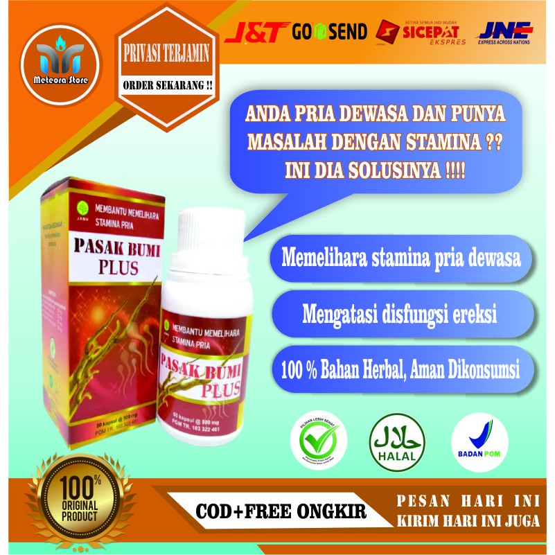 MURAH! TOP 8 Pilihan OBAT KUAT SEX HERBAL UNTUK STAMINA PRIA DEWASA
KAPSUL PASAK BUMI PLUS