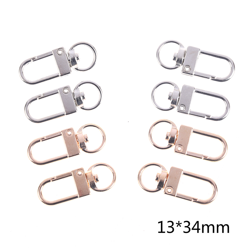 Hbid 10pcs Kait Lobster 13x34mm Untuk Membuat Perhiasan Kalung / Gelang DIY