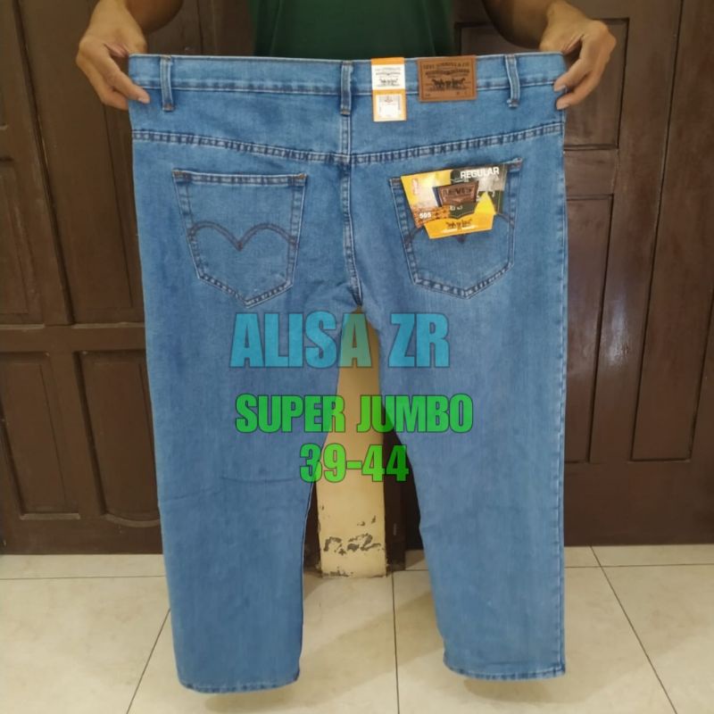 BIGSIZE JUMBO 39-44 CELANA JEANS PANJANG BUAT COWOK MAKIN GANTENG DAN BERWIBAWA