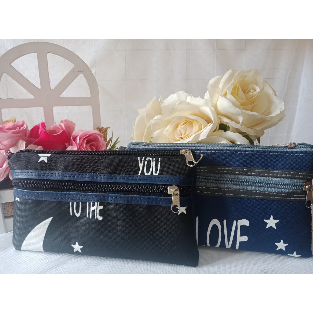 DOMPET WANITA/DOMPET LIPAT WANITA/TAS DOMPET WANITA/DOMPET LIPAT WANITA/DOMPET LIPAT  MOTIF LOVE