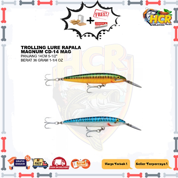 Trolling Lure Rapala Magnum CD-14 MAG