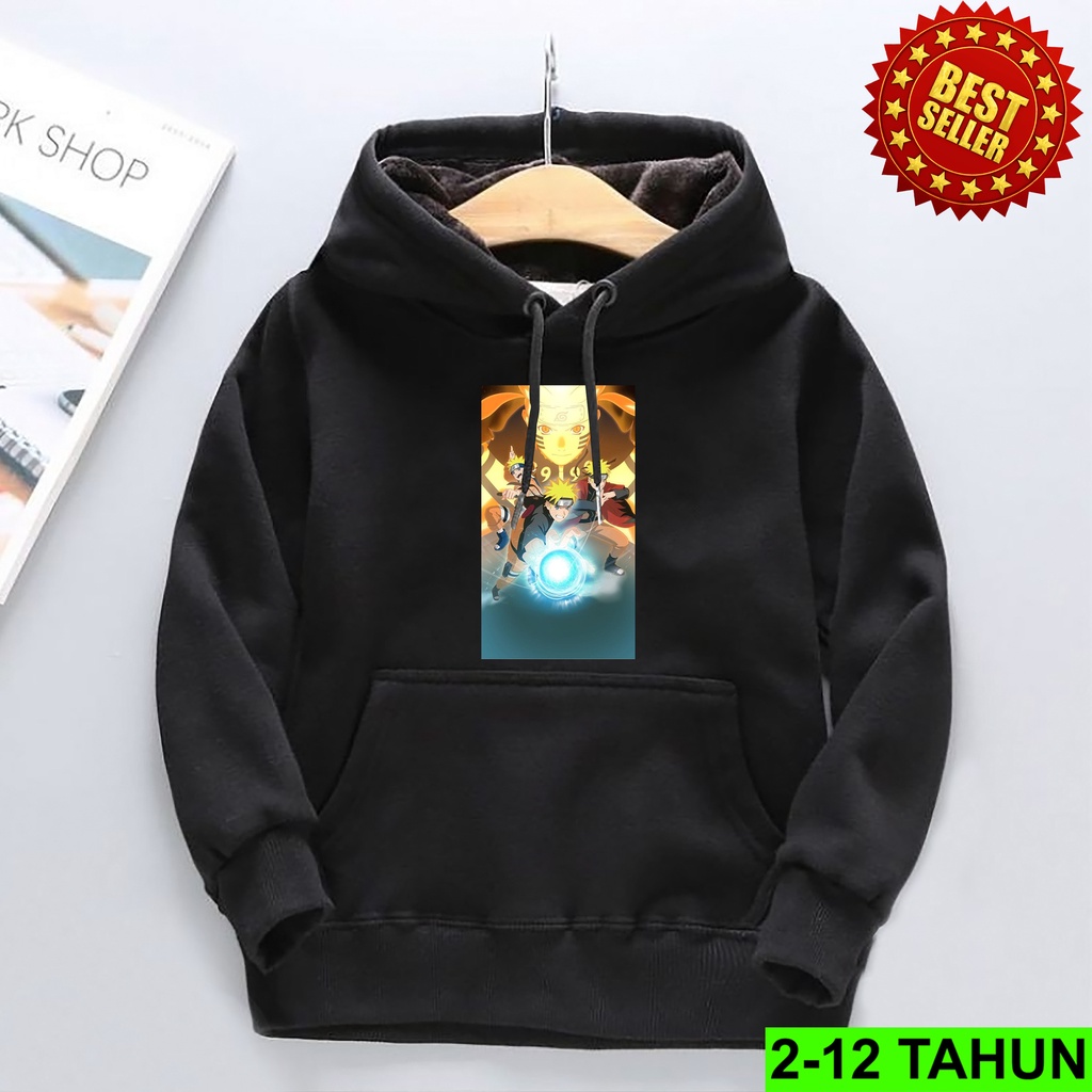 Hoodie NARUTO 3 Anak Laki Laki Hodie Anak Usia 2-12 Hodie NARUTO Anak Umur 2 3 4 5 6 7 8 9 10 11 12 Tahun Jaket NARUTO Anak Cewek Cowok