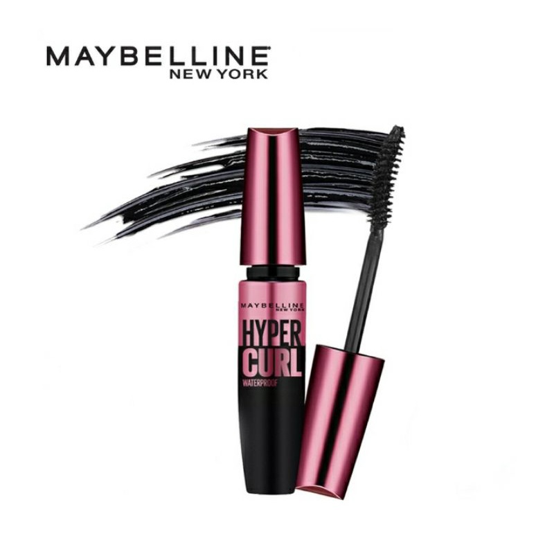 Maybelline Hypercurl Waterproof Mascara 100% Original