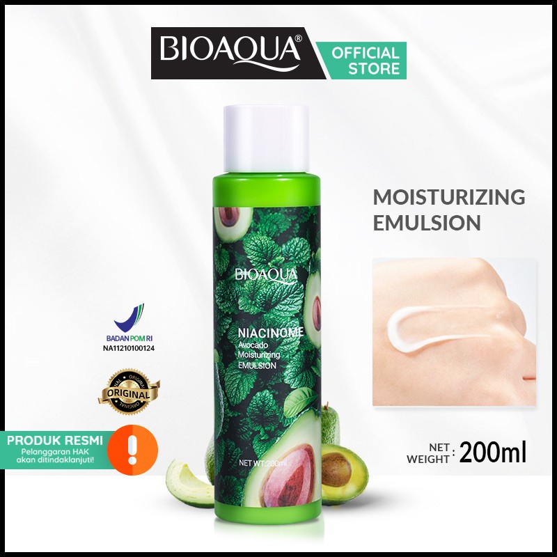 ✨ AKU MURAH ✨BIOAQUA AVOCADO ELASTICITY MOISTURIZING EMULSION 200 ml