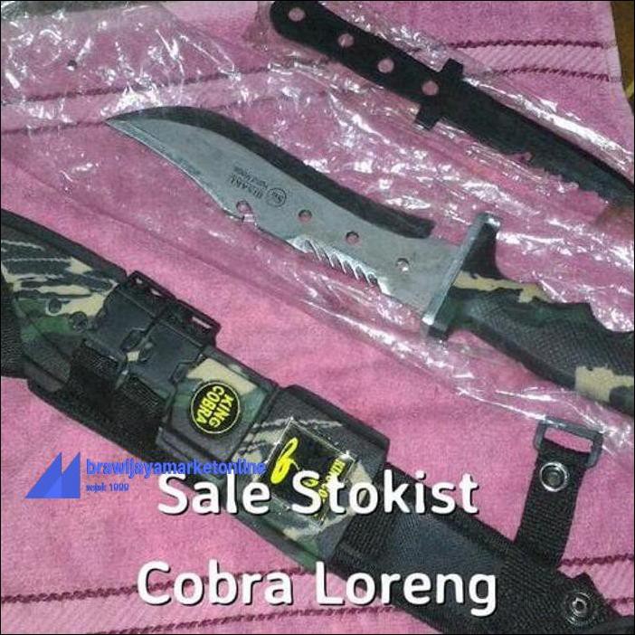 Pisau Sangkur Belati King Cobra Camo Loreng