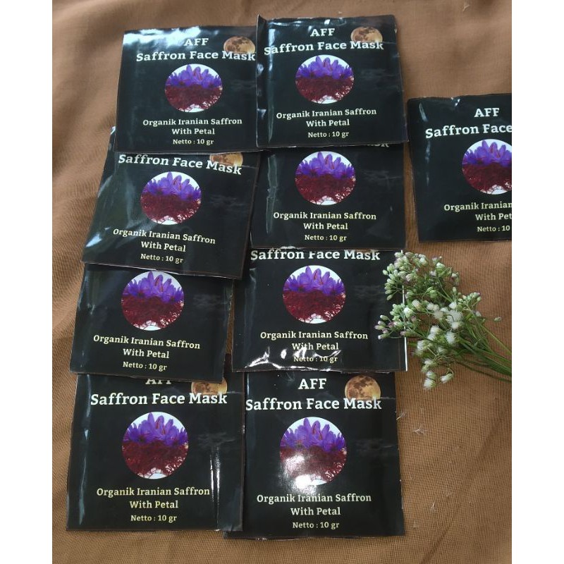 face mask saffron