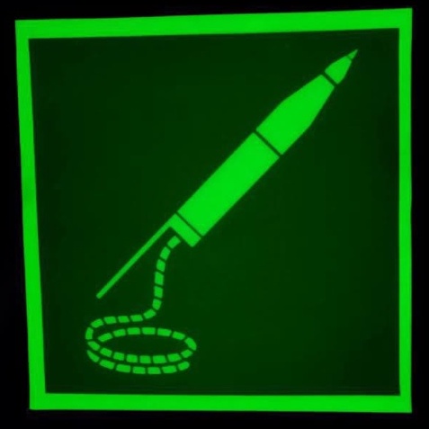 

Sticker Safety Sign With Out Text Line,Throwing Appliance / Sticker Safety Sign Label Keselamatan Kerja / Sticker Glow In The Dark Fosfor Hijau