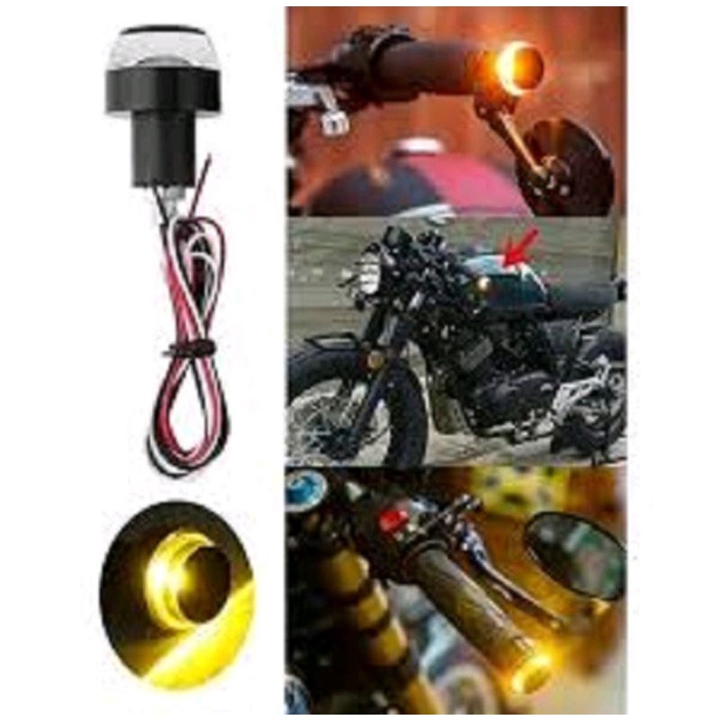 lampu jalu stang motor led handgrip motor sein senja universal