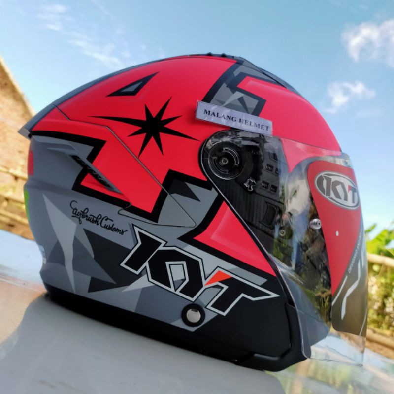 Helm Half Face KYT NFJ Aleix Espargaro 2019