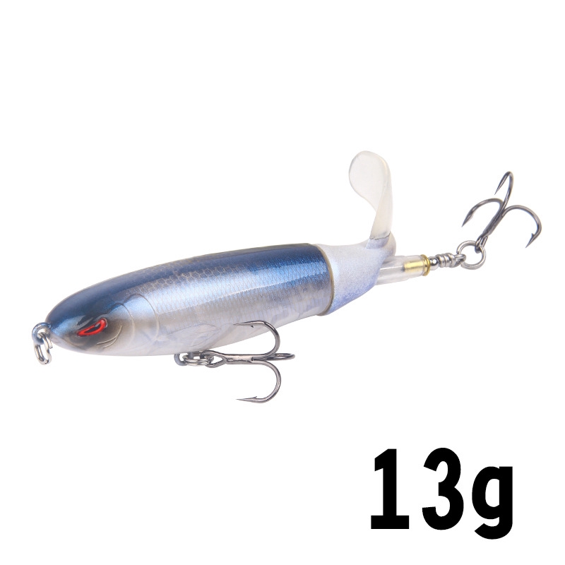 1pc Umpan Pancing Bentuk Ikan Kecil 10cm / 13g Dengan Kail Treble
