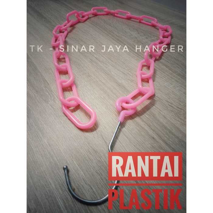 RANTAI PLASTIK Wrna Pink (Jual Per PCS) :