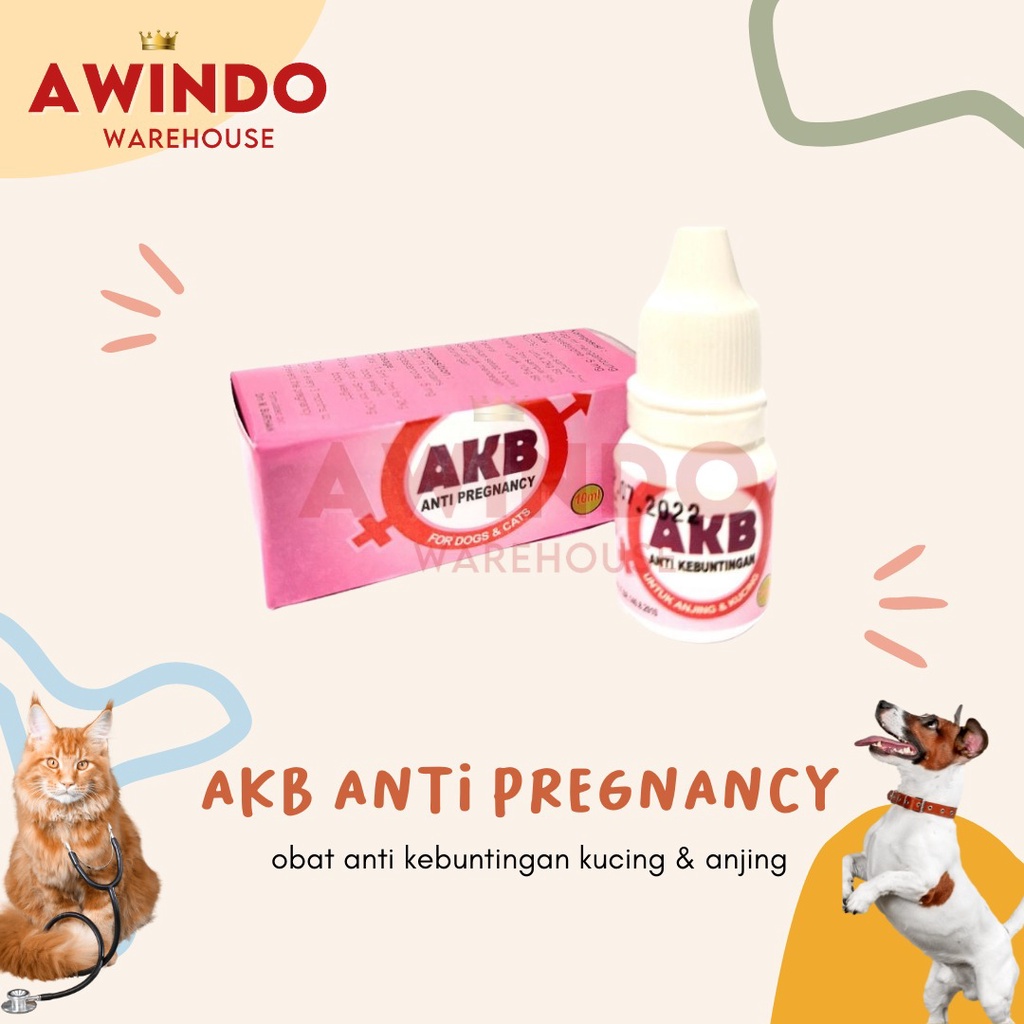 AKB ANTI PREGNANCY - Obat AKB Kucing Anjing