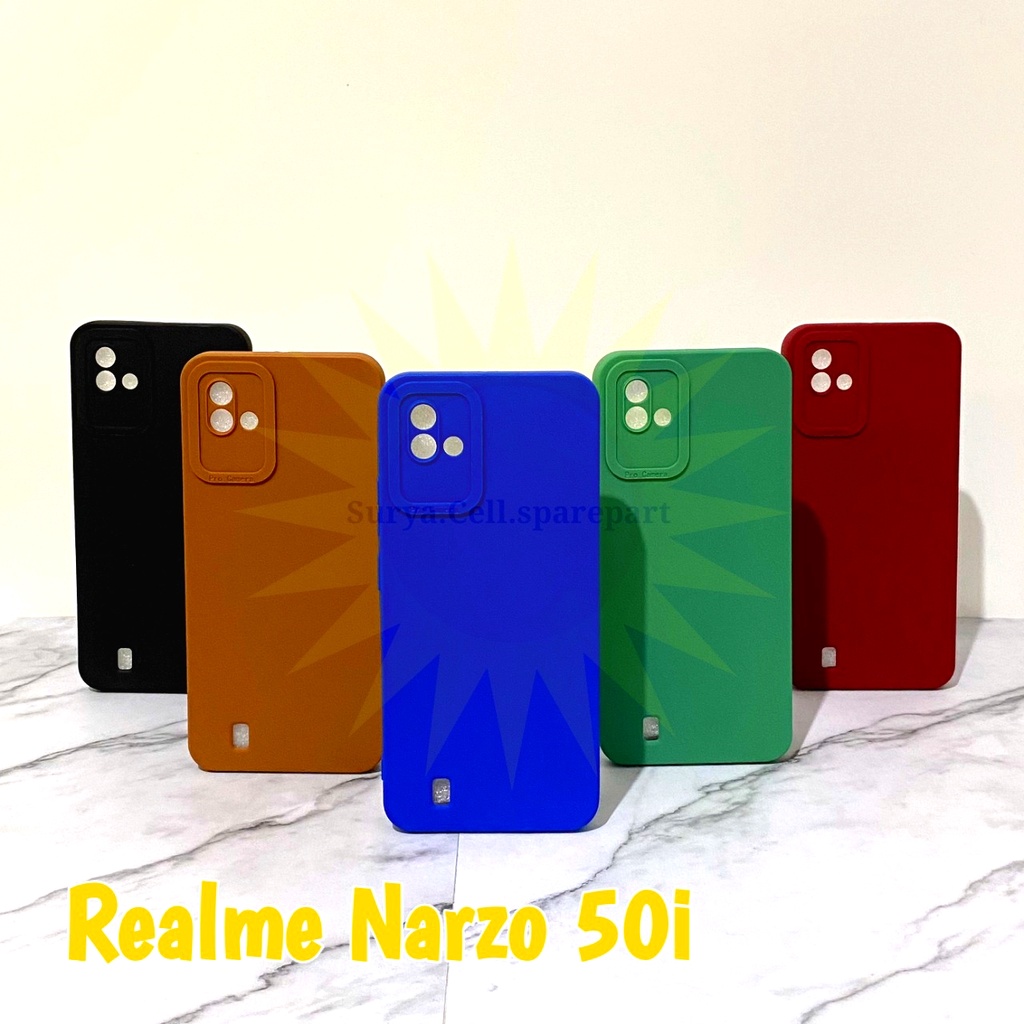 Case Slim Matte Pro Camera Realme Narzo 50I - SC