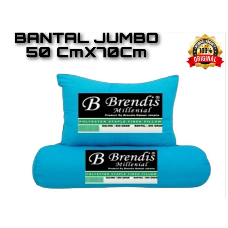 [100%ORIGINAL]BANTAL DAN GULING SILIKON/BRENDIS MILENIAL EMBOS  SEPASANG