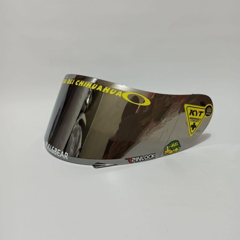 Flat visor kyt k2rider merek NORISK husus kyt K2rider bonus stiker visor