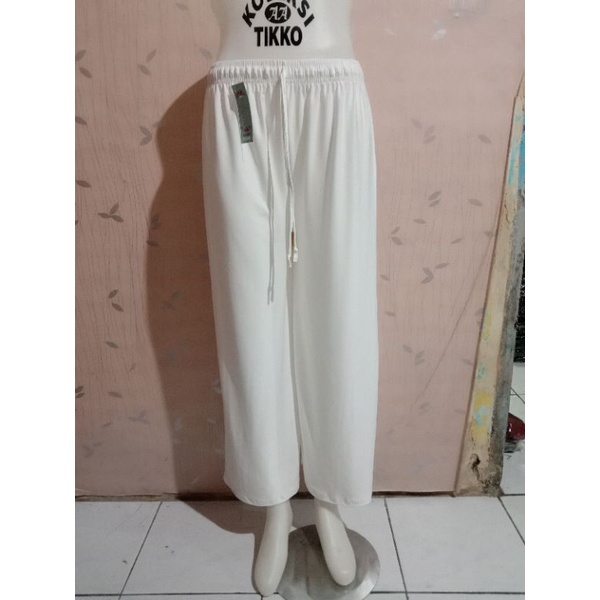 Kulot cringkel airflow //Kulot panjang-Putih bw